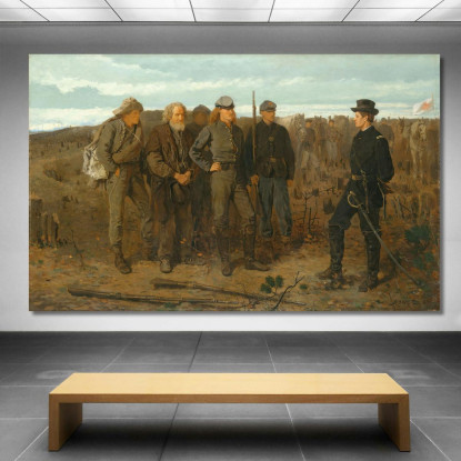 Gefangene Von Der Front Winslow Homer drucken auf leinwand