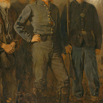 Gefangene Von Der Front Winslow Homer drucken auf leinwand