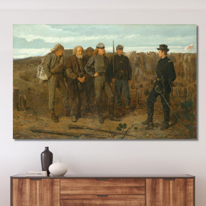 Gefangene Von Der Front Winslow Homer drucken auf leinwand