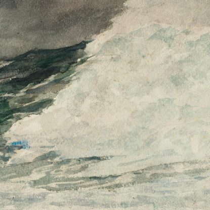 Prout'S Neck Breaking Wave Winslow Homer canvas print