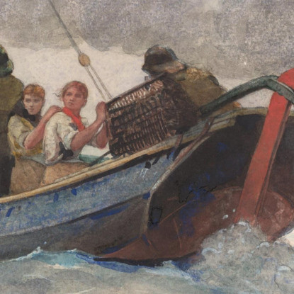 Restituzione Delle Barche Da Pesca Winslow Homer quadro stampato su tela