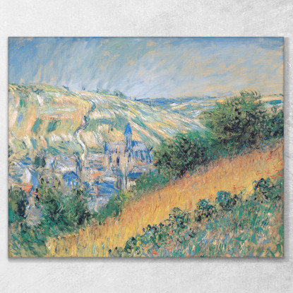 Veduta Di Sua Vetheuil 1881 Claude Monet mnt108 quadro stampato su tela