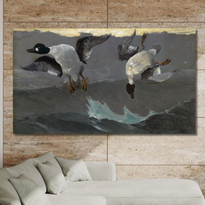 Droite Et Gauche Winslow Homer tableau impression sur toile