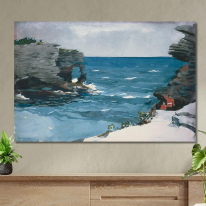 Rocky Shore Bermuda Winslow Homer drucken auf leinwand