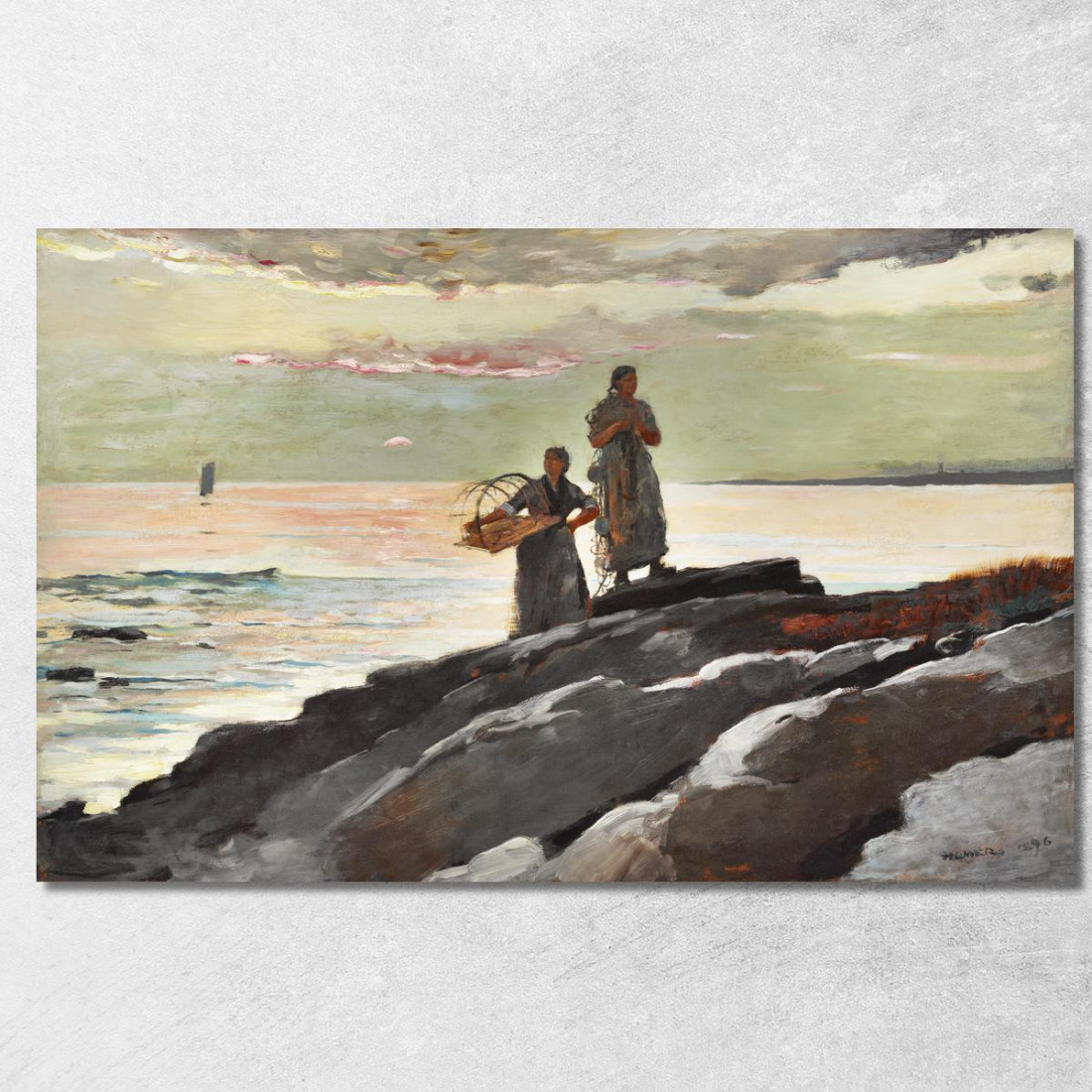 Saco Bay Winslow Homer canvas print