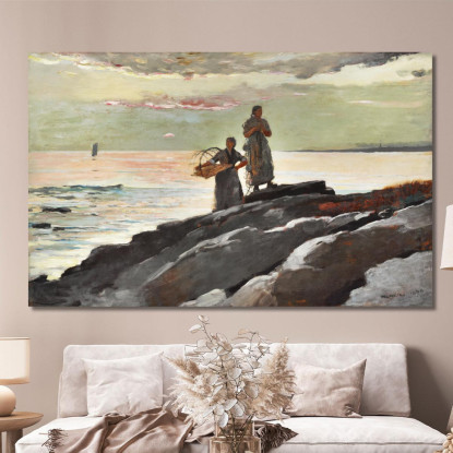 Saco Bay Winslow Homer canvas print