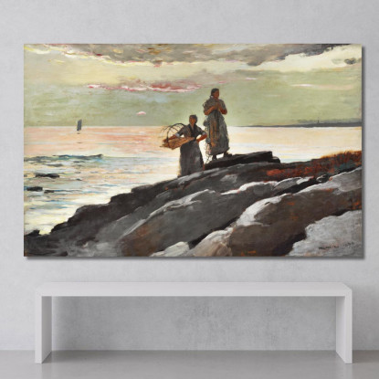 Saco Bay Winslow Homer canvas print