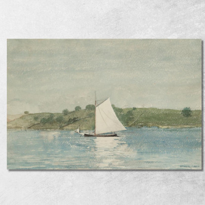 Segeln Auf Ruhigem Wasser Winslow Homer drucken auf leinwand