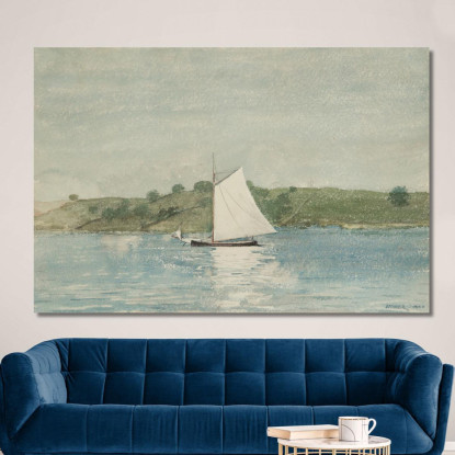 Navigation En Eaux Calmes Winslow Homer tableau impression sur toile