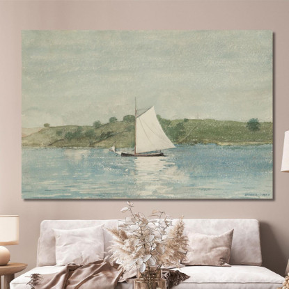 Navigation En Eaux Calmes Winslow Homer tableau impression sur toile