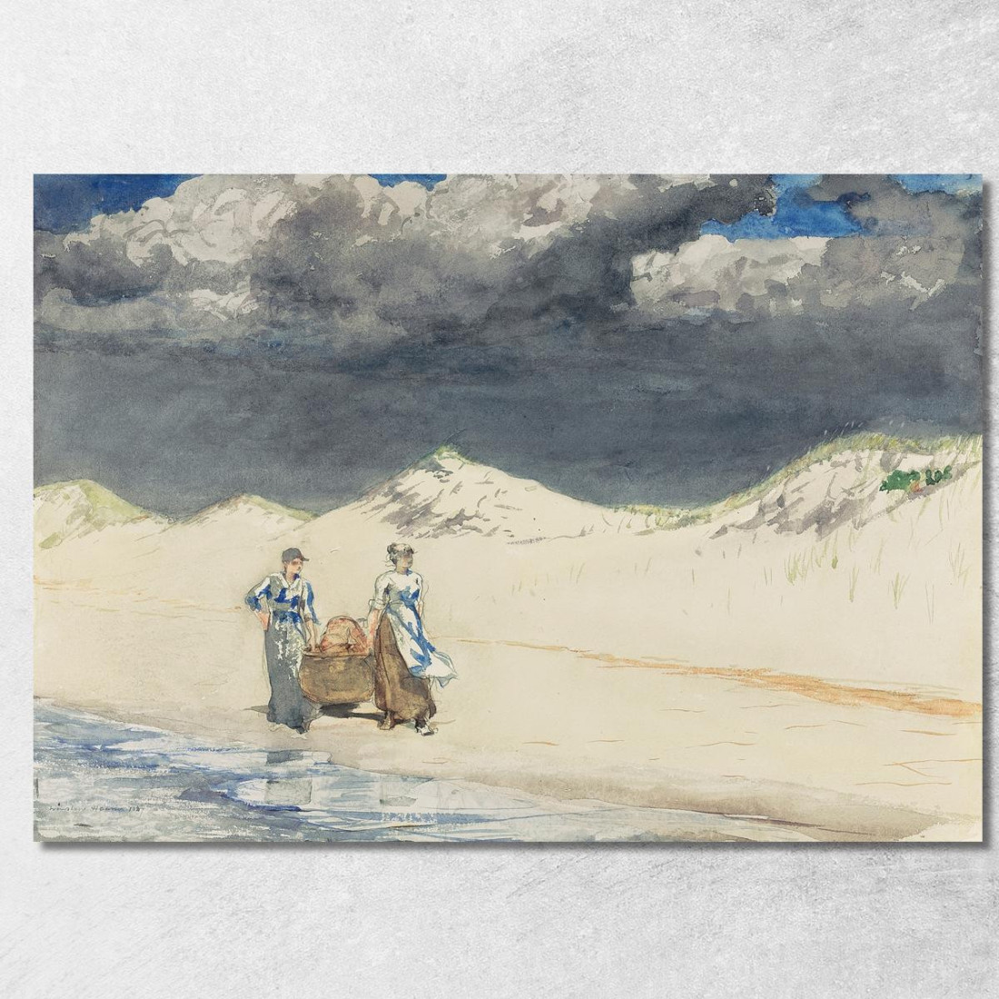 Arena Y Cielo Winslow Homer cuadro en lienzo