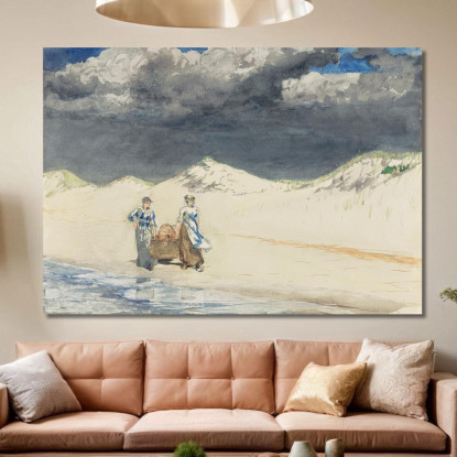 Sable Et Ciel Winslow Homer tableau impression sur toile