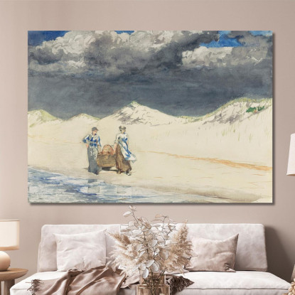 Sable Et Ciel Winslow Homer tableau impression sur toile