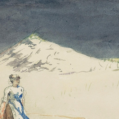 Sable Et Ciel Winslow Homer tableau impression sur toile