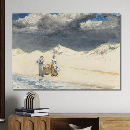 Sable Et Ciel Winslow Homer tableau impression sur toile