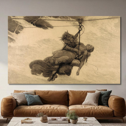 Saved Winslow Homer canvas print