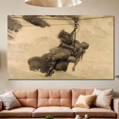 Saved Winslow Homer canvas print