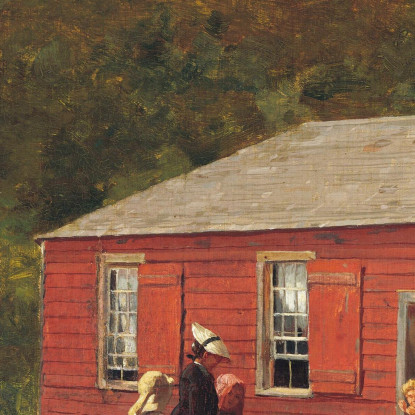 Hora De La Escuela Winslow Homer cuadro en lienzo