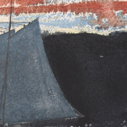 Schoner Bei Sonnenuntergang Winslow Homer drucken auf leinwand