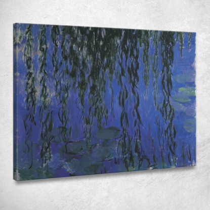 Ninfee E Rami Di Salice Piangente 1916 Claude Monet mnt110 quadro stampato su tela