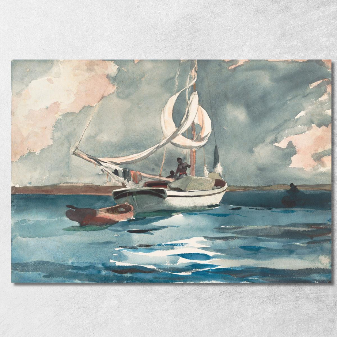 Abriss Nassau Winslow Homer drucken auf leinwand