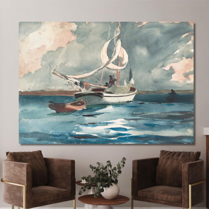 Démolition Nassau Winslow Homer tableau impression sur toile