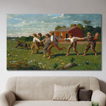 Cassez Le Fouet Winslow Homer tableau impression sur toile