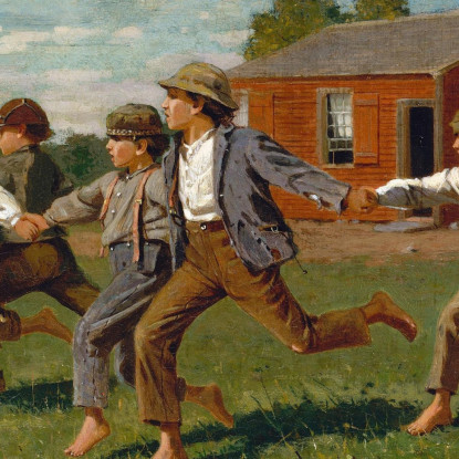 Cassez Le Fouet Winslow Homer tableau impression sur toile