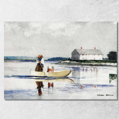 Spearing Eels Winslow Homer canvas print