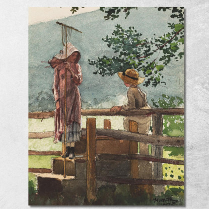 Frühling Winslow Homer drucken auf leinwand