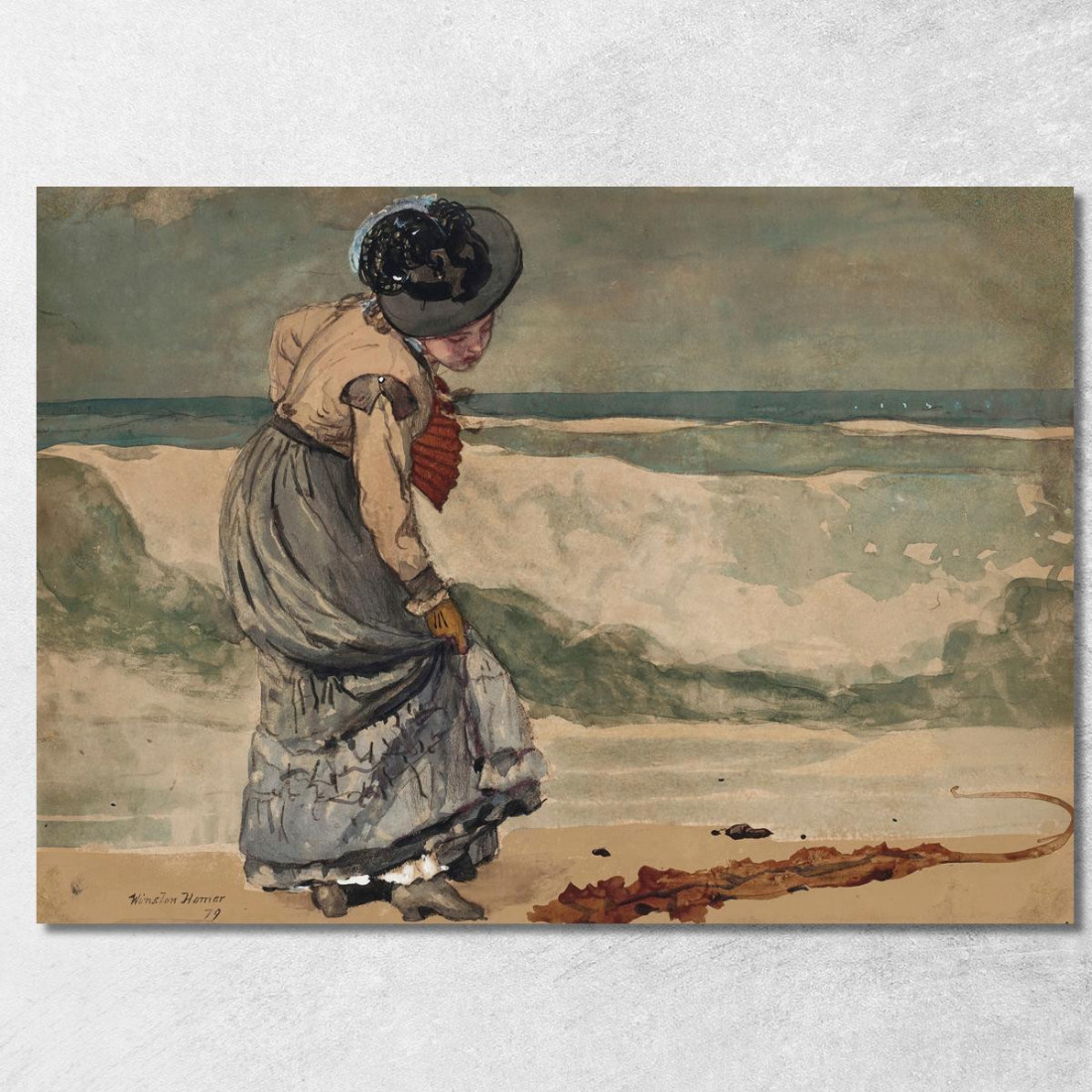 Surpris Winslow Homer tableau impression sur toile