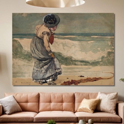 Startled Winslow Homer canvas print