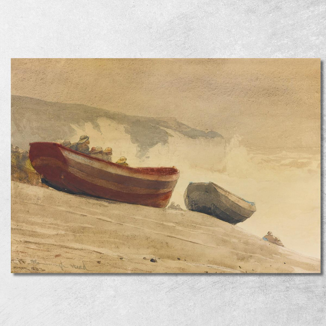 Tempête Sur La Côte Anglaise Winslow Homer tableau impression sur toile
