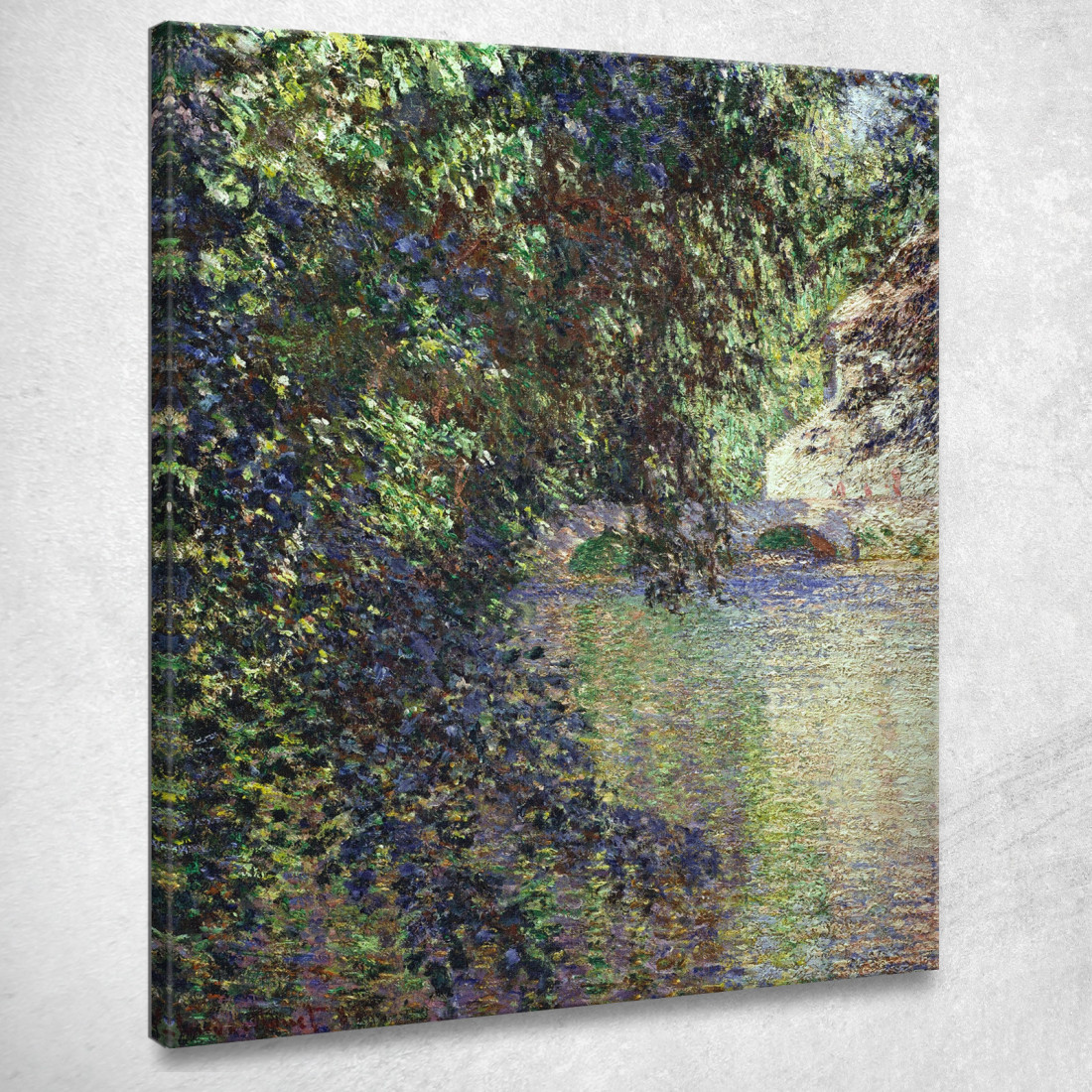 Mulino Ad Acqua A Limetz 1888 Claude Monet mnt113 quadro stampato su tela