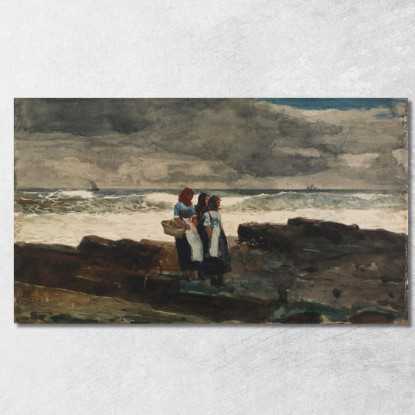 Sonne Und Wolken Winslow Homer drucken auf leinwand