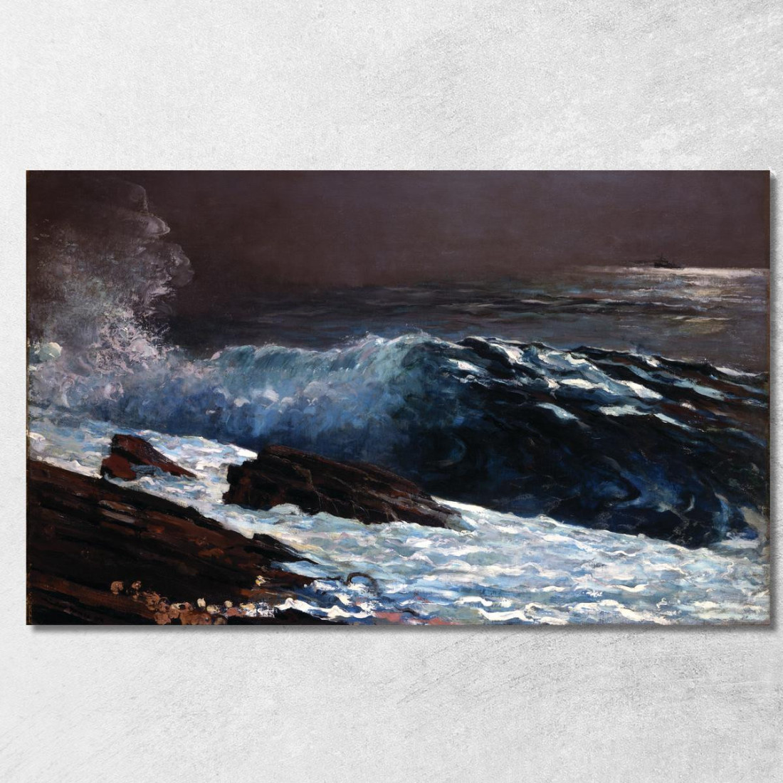 Sonnenlicht An Der Küste Winslow Homer drucken auf leinwand