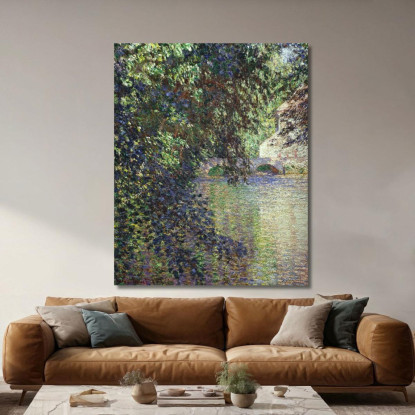 Mulino Ad Acqua A Limetz 1888 Claude Monet mnt113 quadro stampato su tela