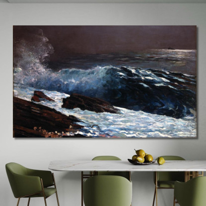 Sonnenlicht An Der Küste Winslow Homer drucken auf leinwand