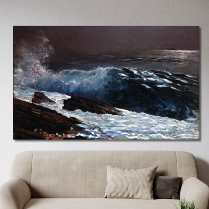 Sonnenlicht An Der Küste Winslow Homer drucken auf leinwand