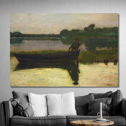 Sonnenuntergang Winslow Homer drucken auf leinwand