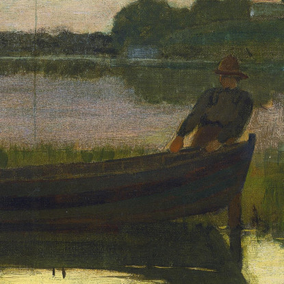 Tramonto Winslow Homer quadro stampato su tela