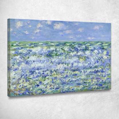 Onde Che Si Infrangono 1881 Claude Monet mnt114 quadro stampato su tela