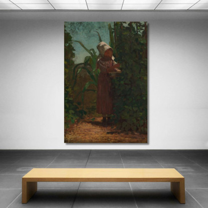 Der Bohnenpflücker Winslow Homer drucken auf leinwand