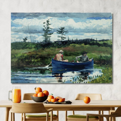 The Blue Boat Winslow Homer canvas print