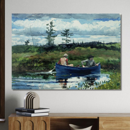 The Blue Boat Winslow Homer canvas print