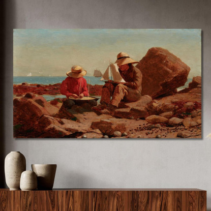 The Boat Builders Winslow Homer canvas print