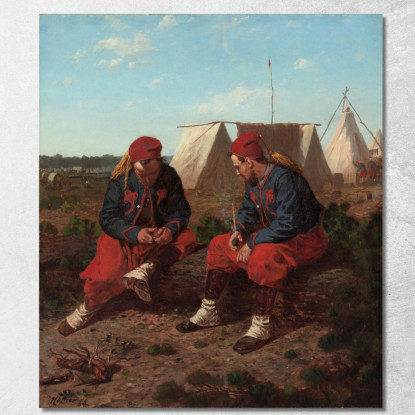 La Pipa De Brierwood Winslow Homer cuadro en lienzo