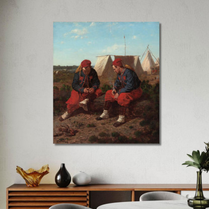 La Pipa De Brierwood Winslow Homer cuadro en lienzo