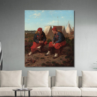 La Pipa De Brierwood Winslow Homer cuadro en lienzo