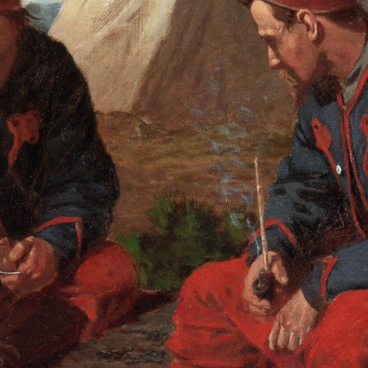 La Pipa De Brierwood Winslow Homer cuadro en lienzo
